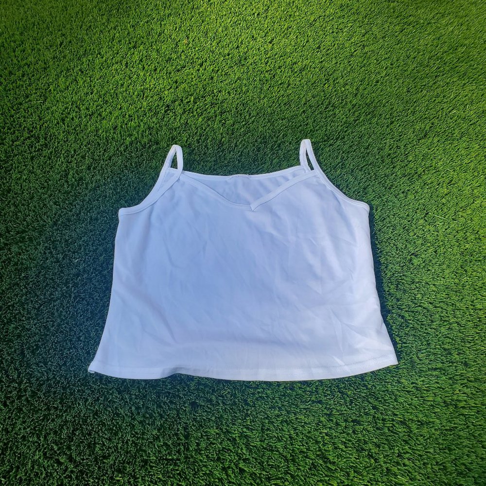 White Cami Tank Top